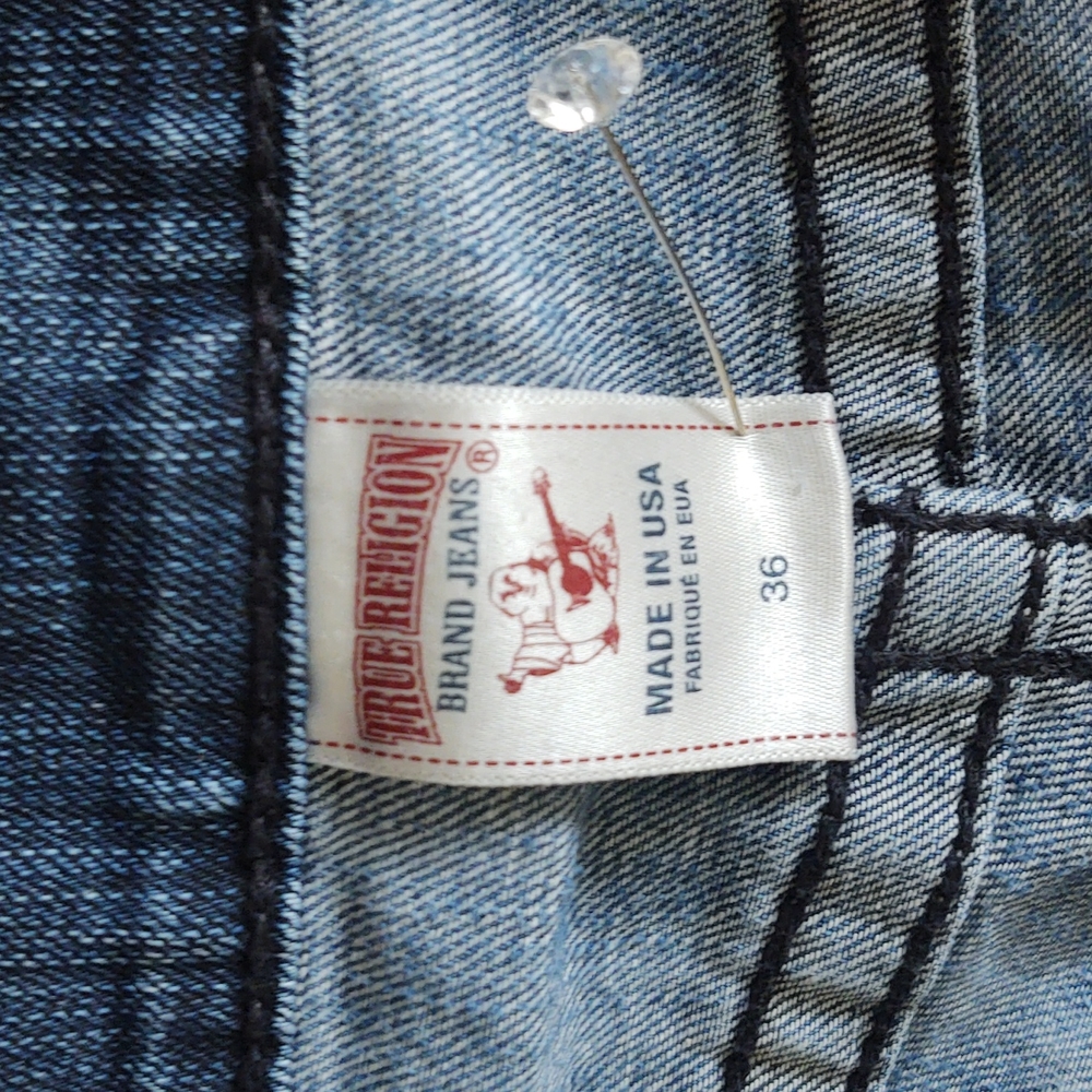 True Religion Brand Jeans Bobby men's sz 36 - Picture 3 of 16
